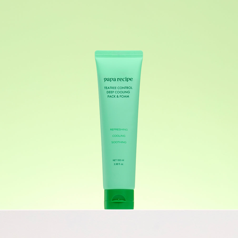 Papa Recipe Tea Tree Control Deep Cooling Pack Cleanser 100ml