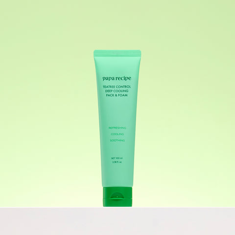 Papa Recipe Tea Tree Control Deep Cooling Pack Cleanser 100ml