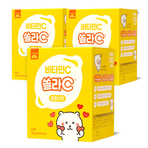Koreaeundan Vitamin C SolaC Powder Stick 2g x 60 (3 Pack)