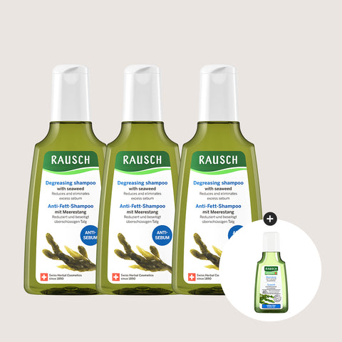RAUSCH Seaweed Oily Scalp Shampoo 200ml x 3