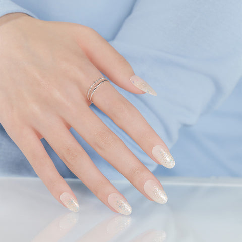 Dashing Diva Magic Press Highlight (Almond) Nail Tips