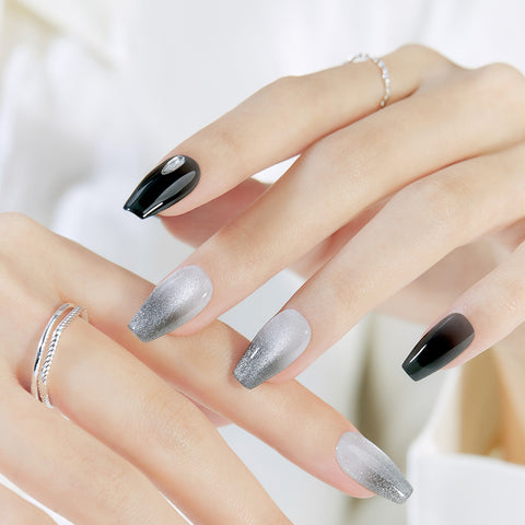 Dashing Diva Magic Press Blackout (Coffin) Nail Tips