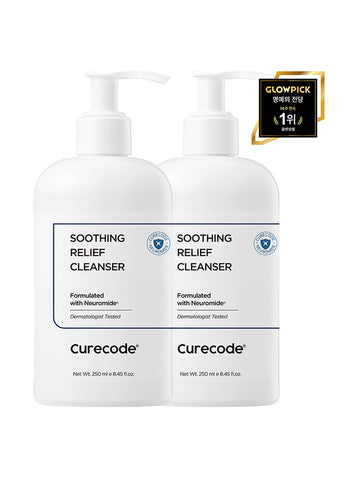 CureCode Soothing Relief Cleanser 250ml (2 pack)