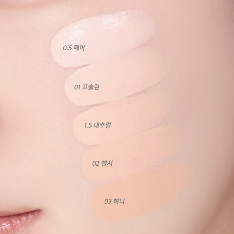 Amuse Ceramic Skin Perfector Cushion (Main + 2 Refills) 03 Honey 15g