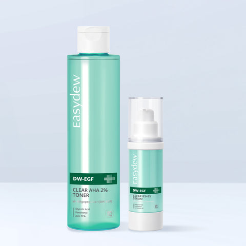 Easydew Clear AHA 2% Toner 200ml + B3 & B5 Serum 29ml