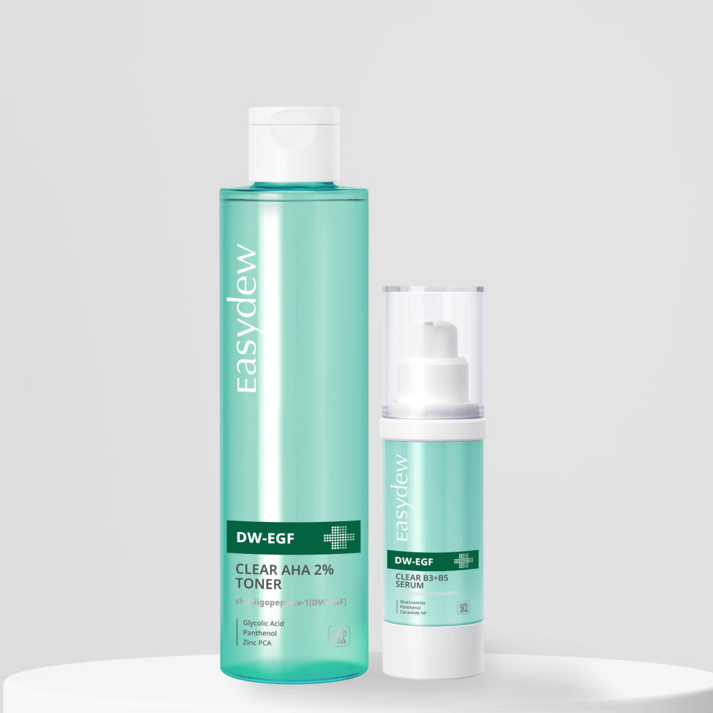 Easydew Clear AHA 2% Toner 200ml + B3 & B5 Serum 29ml