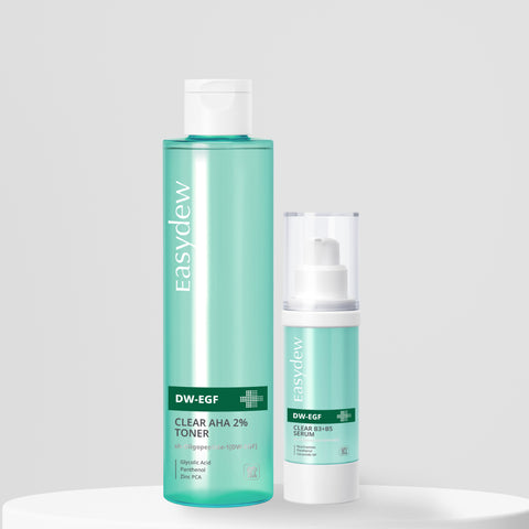Easydew Clear AHA 2% Toner 200ml + B3 & B5 Serum 29ml