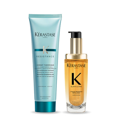 Kerastase Elixir Ultime L'Huile Original 75ml + Ciment Thermique 150ml