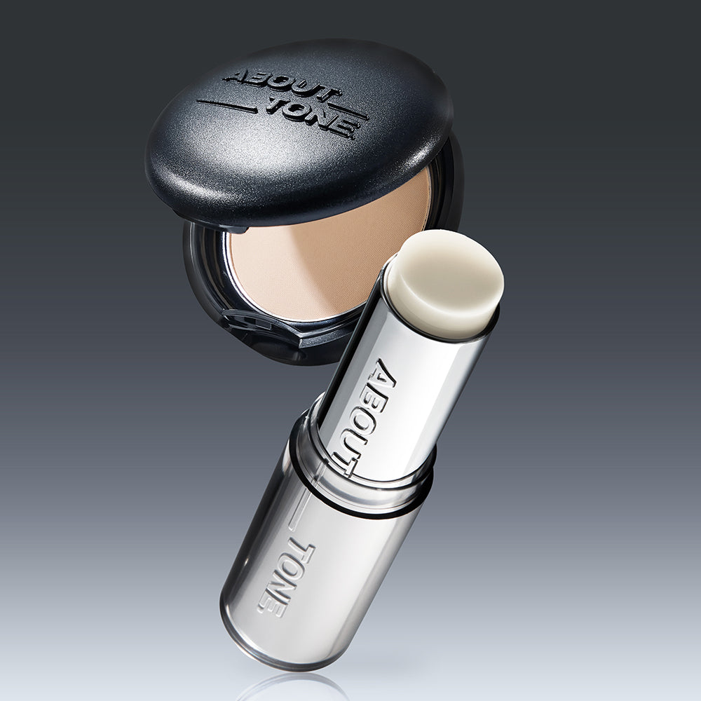 Abouttone Blur Powder Pact 9g + Blur Lasting Stick Primer 10g 2-Piece Set