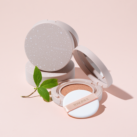 Tonefitsun Vegan Sun Cushion Main 12g + 2 Refills (12g each)