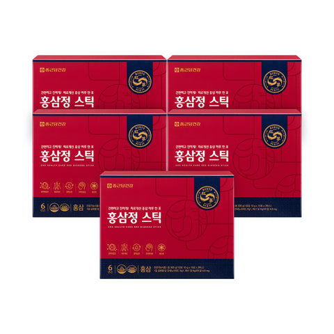 Chongkundang Health Red Ginseng Extract Stick 30 Sticks x 5