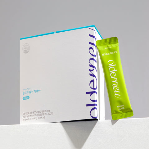 Oldernew Musin Aqua Green Grape Flavor (4 boxes 40 sachets)