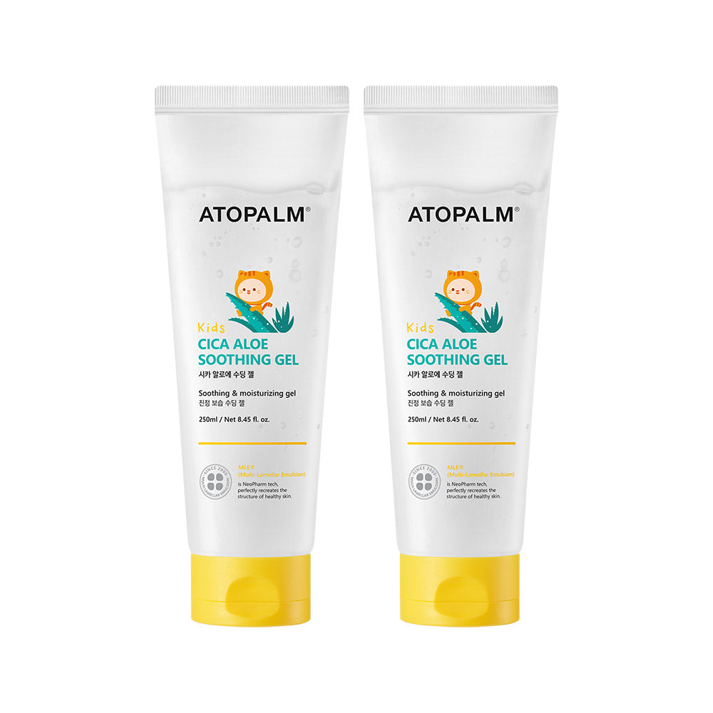 Atopalm Kids Cica Aloe Soothing Gel 250ml (2 Pack)