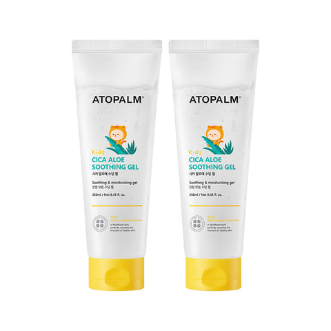 Atopalm Kids Cica Aloe Soothing Gel 250ml (2 Pack)