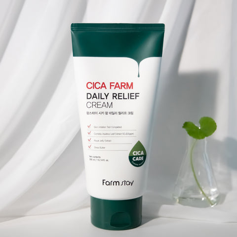 Farmstay Cica Farm Daily Relief Cream 300ml (3 Pack)