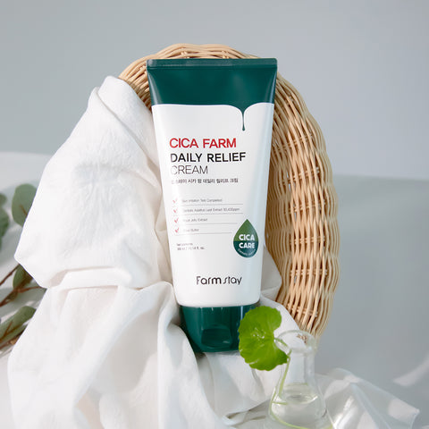 Farmstay Cica Farm Daily Relief Cream 300ml (3 Pack)