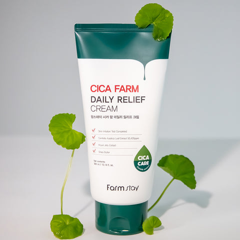 Farmstay Cica Farm Daily Relief Cream 300ml (3 Pack)