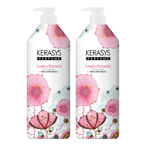 Kerasys Perfume Shampoo Lovely Romantic 980ml x2 + Oilex Shampoo 60ml