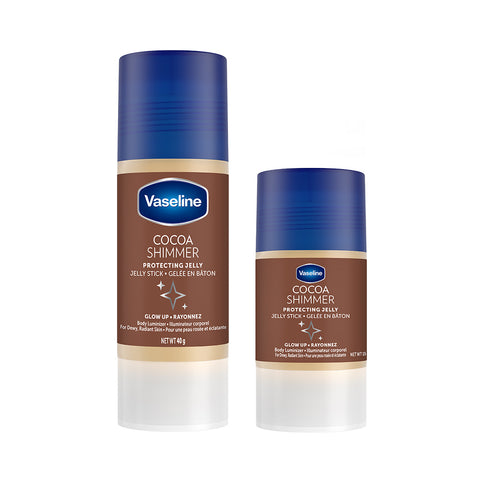 Vaseline Body Balm Jelly Stick Cocoa Shimmer 40G + 15G