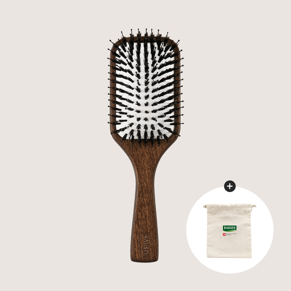 RAUSCH Premium Boar-Bristle Hair & Scalp Brush