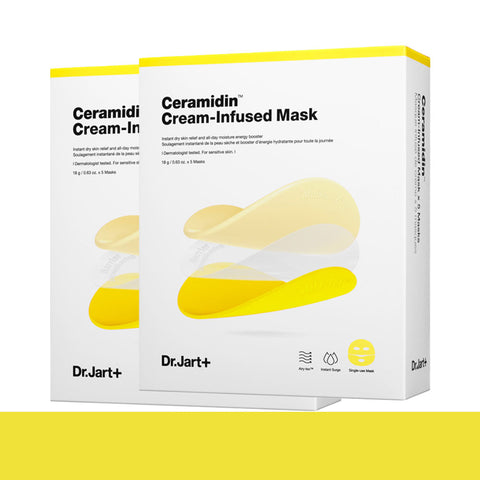 Dr.Jart+ Ceramidin Cream-Infused Mask 18g 5 sheets (2 pack)