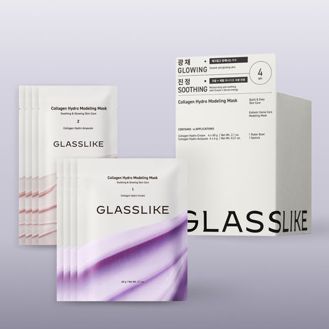 LG Pra.L Glasslike Collagen Hydro Modeling Mask (4 sheets)