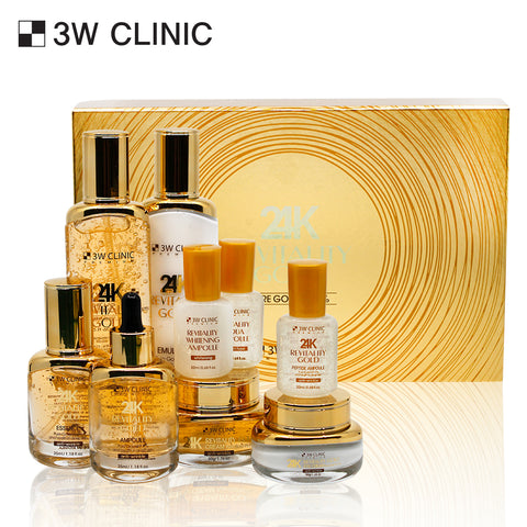 3W Clinic Premium Revitality 24K Gold 9-Piece Set