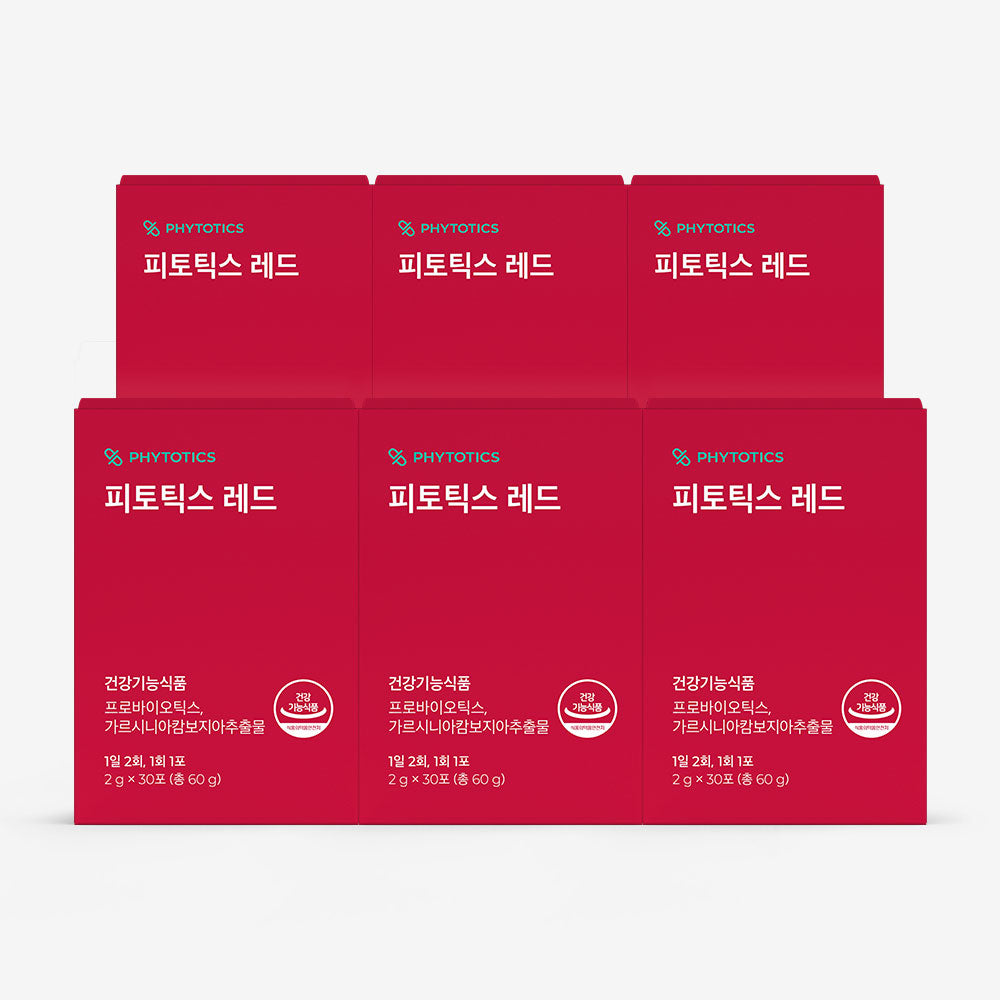 Phytotics Red Diet Probiotics 2g x 30 Sachets (6 Pack)