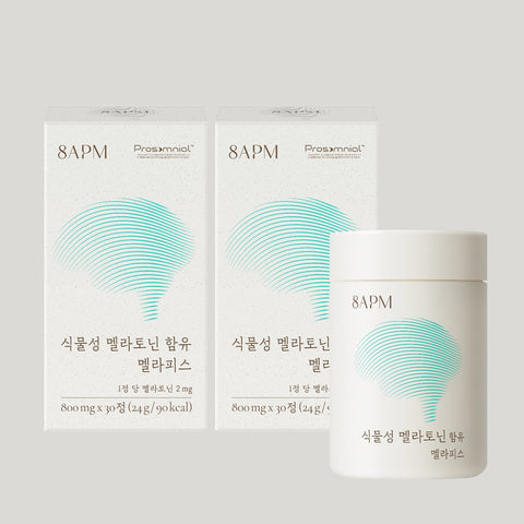 8APM Melapis Plant?based Melatonin 30 Tablets x 2 Bottles (60-Day Supply)