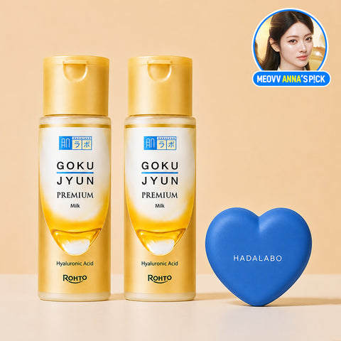 Hada Labo Gokujyun Premium Milk 140ml (2 Pack)