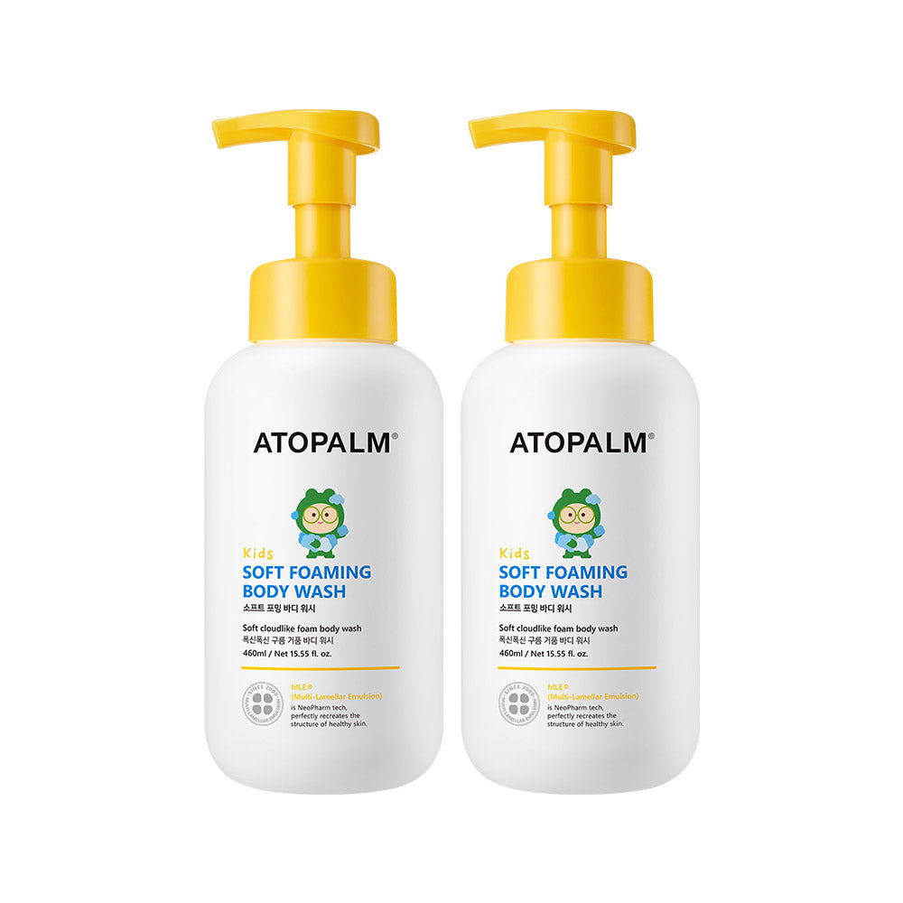 Atopalm Kids Soft Foaming Body Wash 460ml (2 Pack)