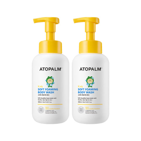 Atopalm Kids Soft Foaming Body Wash 460ml (2 Pack)