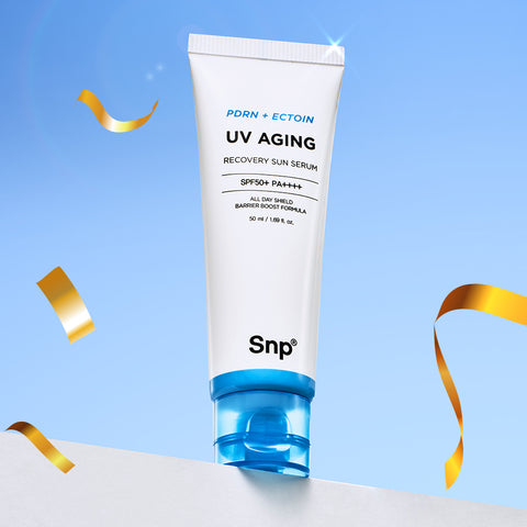 SNP PDRN Ectoin UV Aging Recovery Sun Serum 50ml (2 Pack)