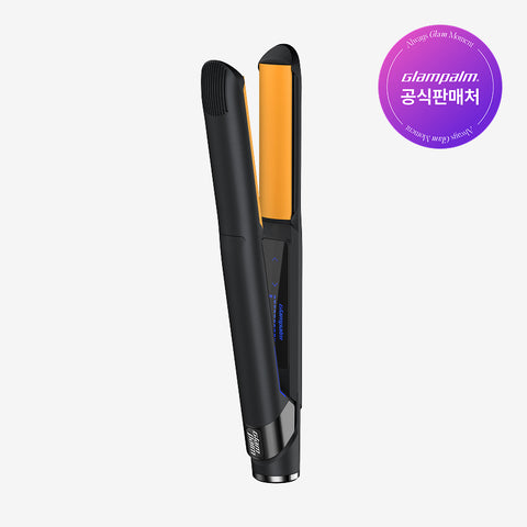 Glampalm Glam Muse Touch Volume Salon Hair Iron Black GP202TBK