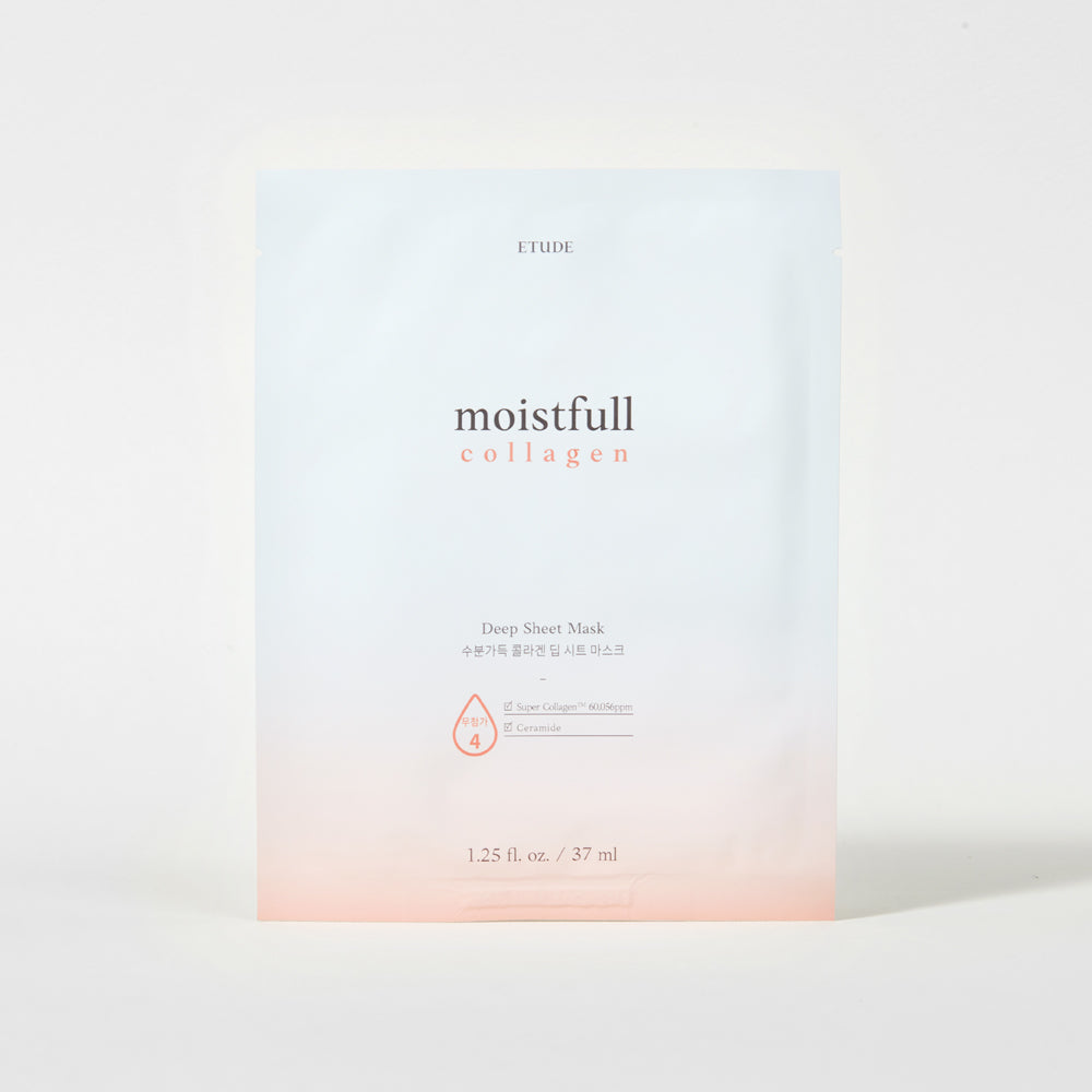 ETUDE Moisture-Filled Collagen Deep Sheet Mask 37ml