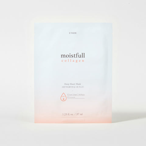 ETUDE Moisture-Filled Collagen Deep Sheet Mask 37ml