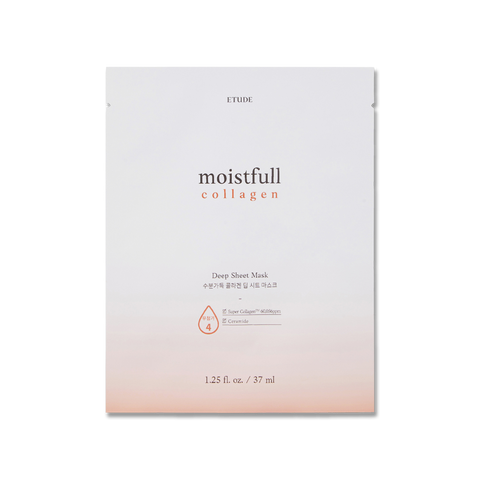 ETUDE Moisture-Filled Collagen Deep Sheet Mask 37ml