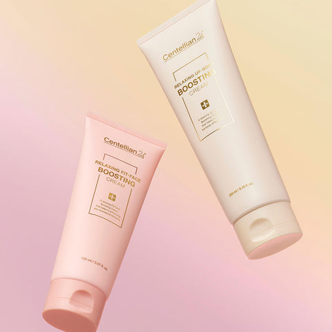 Centellian24 Madeca Prime Ritual White Pearl Set - Face Boosting Cream 1pc + Body Boosting Cream 1pc + 6 Sachets