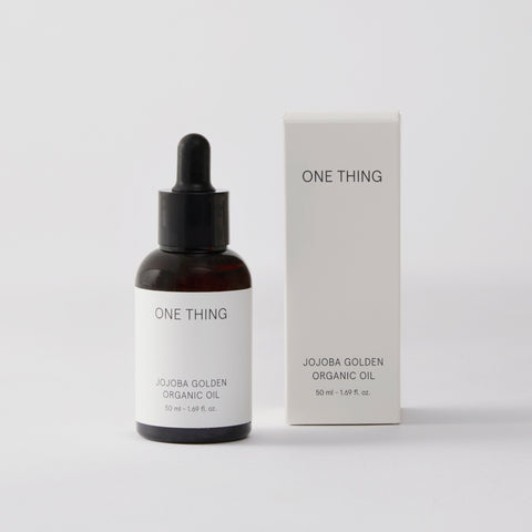 One Thing Organic Jojoba Oil (Unrefined Cold-Pressed) 50ml (2 Pack)
