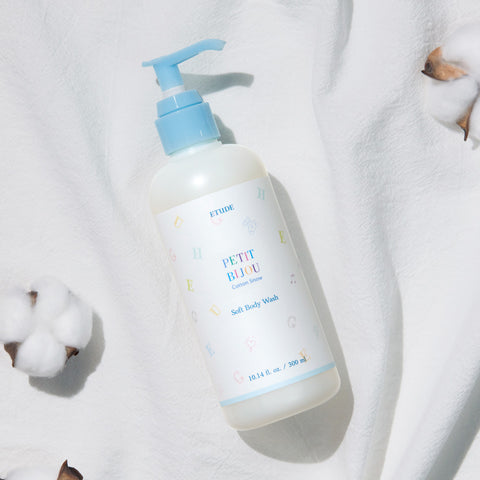 ETUDE Petit Bijou Cotton Snow Soft Body Wash 300ml