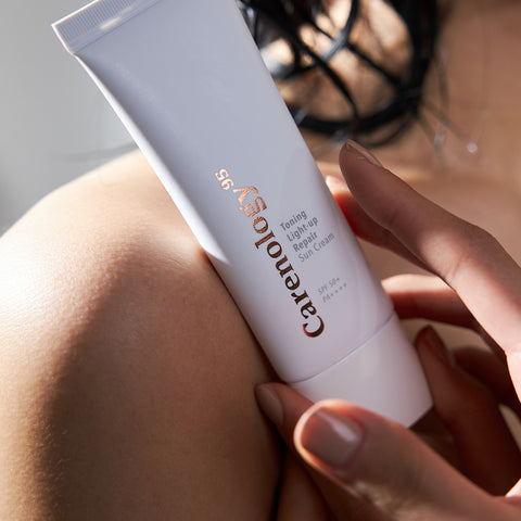 Carenology Toning Light-Up Repair Sun Cream 45ml (2 Pack)