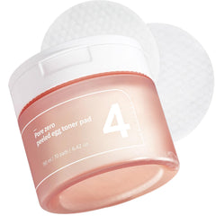 Soonsu Beauty No.4 Pore Zero Peeled Egg Toner Pad 70 Pads 6.42 fl oz front view