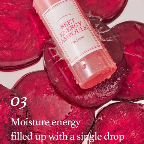 Soonsu Beauty Beet Energy Ampoule side view