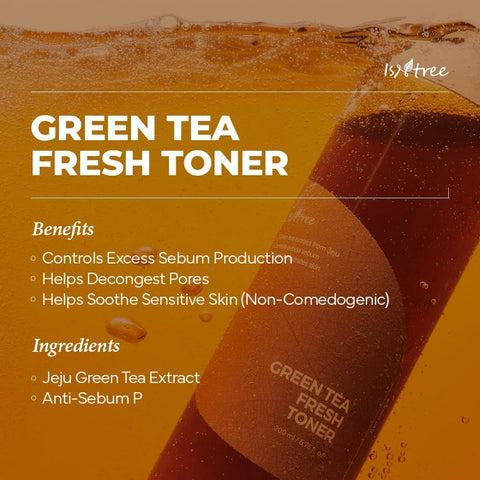 Soonsu Beauty Green Tea Fresh Toner packaging design