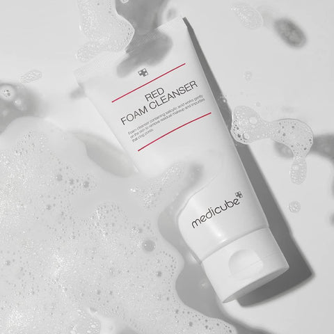 Soonsu Beauty Red Foam Cleanser packaging design