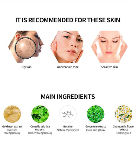 Soonsu Beauty Bird's Nest Aqua Ampoule Mask side view