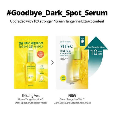 Soonsu Beauty Green Tangerine Vita C Dark Spot Care Serum Sheet Mask application use