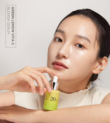 Soonsu Beauty Green Lemon Vita C Blemish Serum texture close-up