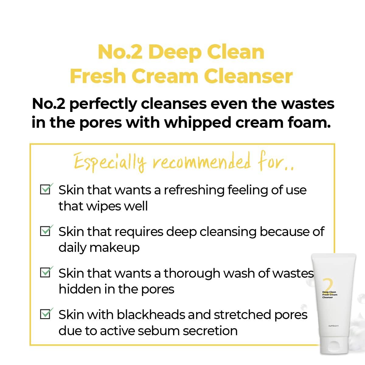 Soonsu Beauty No.2 Deep Clean Fresh Cream Cleanser texture close-up