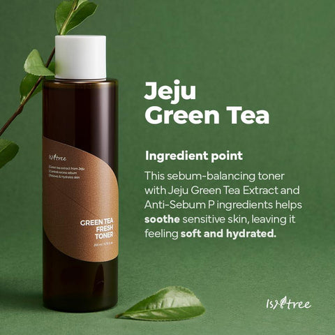 Soonsu Beauty Green Tea Fresh Toner application use